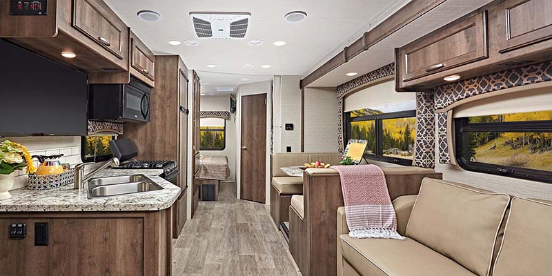 Inside Jayco Alante Motorhome