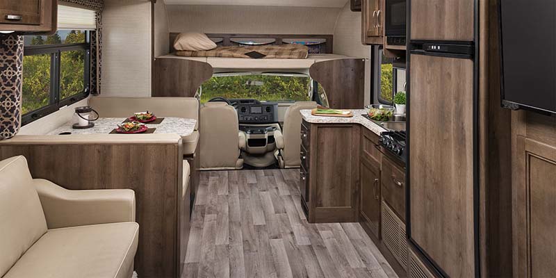 Inside Redhawk Motor Home Class C