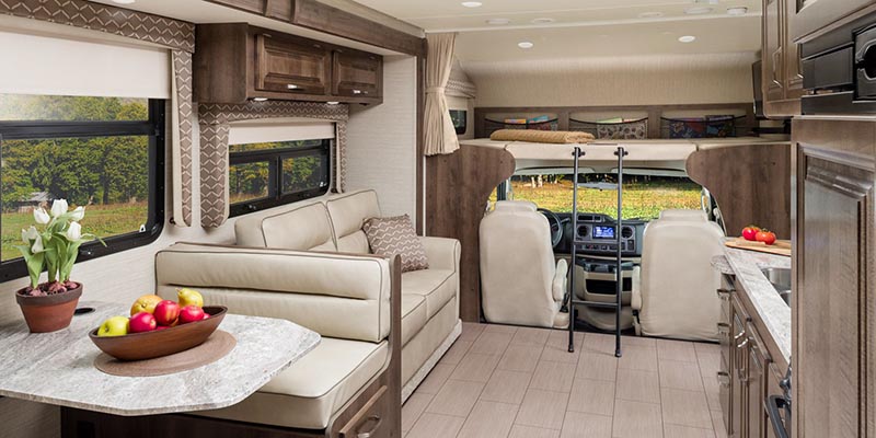 Inside Jayco Greyhawk Motorhome