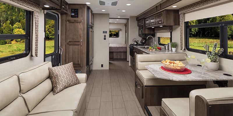 Inside Jayco Greyhawk Motorhome