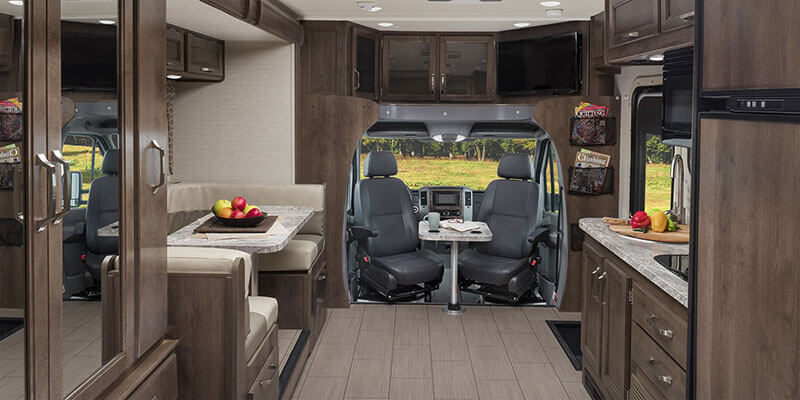 Inside Jayco Melbourne Motor Home Class C Diesel