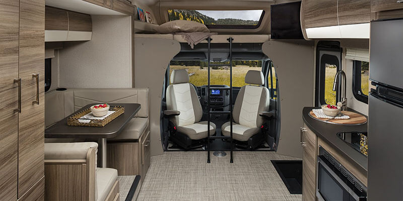 Inside Jayco Melbourne Prestige Motor Home Class C Diesel