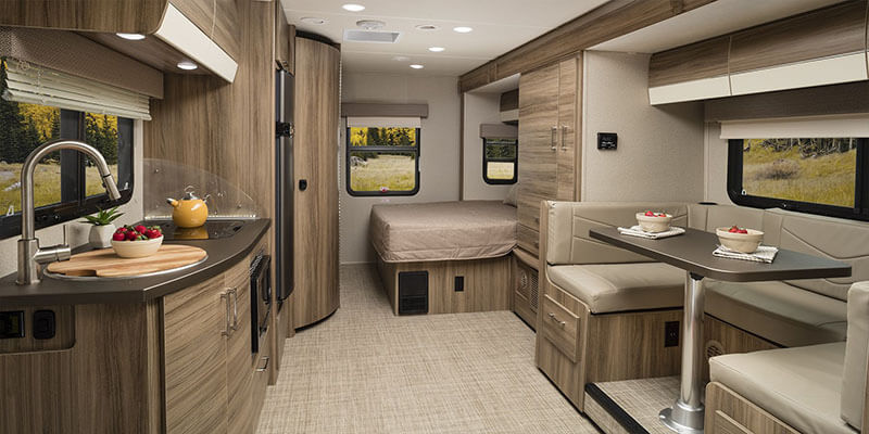 Inside Jayco Melbourne Prestige Motor Home Class C Diesel