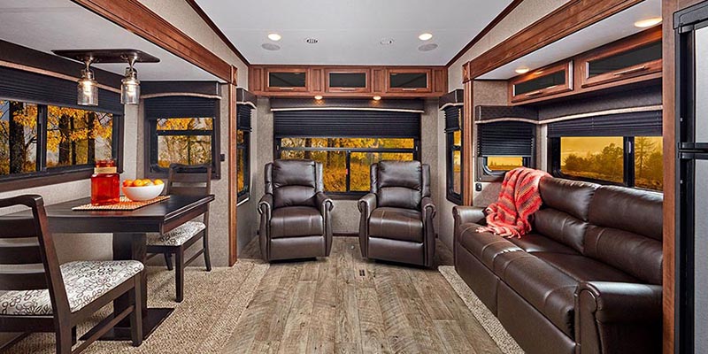 Jayco Eagle HTX Fifth Wheel Living Room