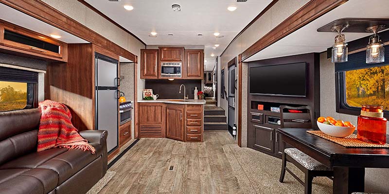 Inside Jayco Eagle HTX Fifth Wheel