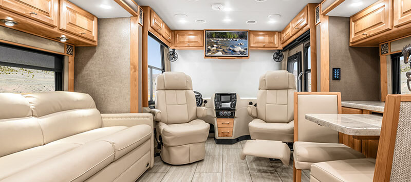 Inside Motorhome