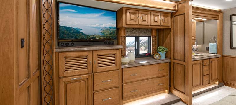 Inside Motorhome