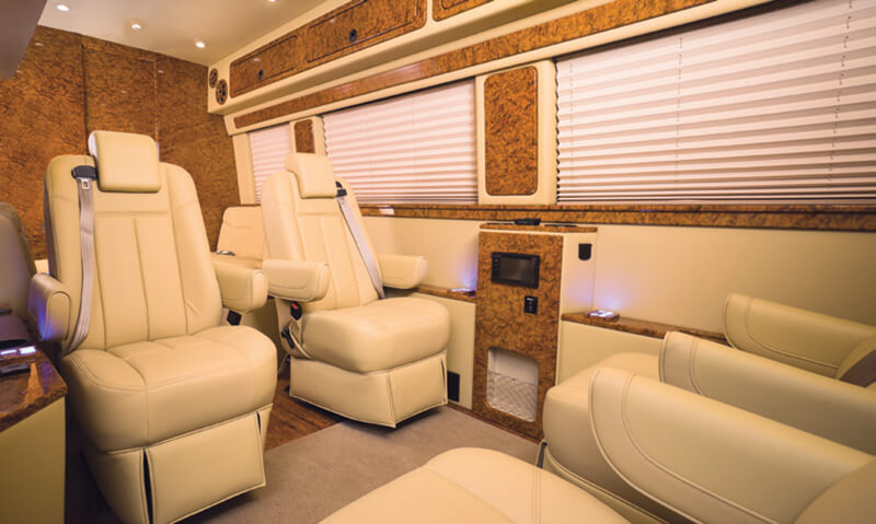 Captains Chairs inside Midwest Automotive Designs Daycruiser Motor Home Class B