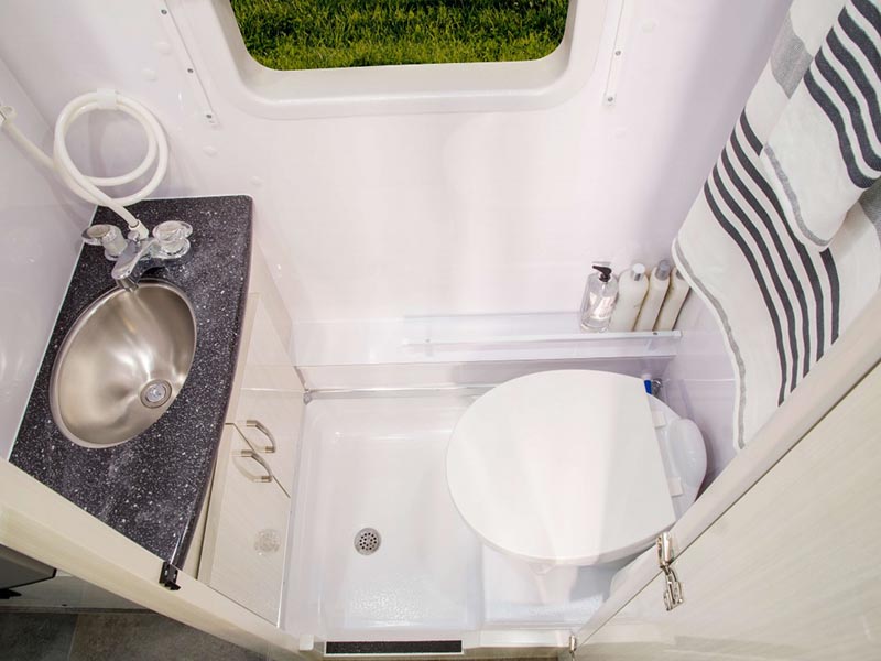 Inside Midwest Automotive Designs Weekender Motor Home Class B - Diesel