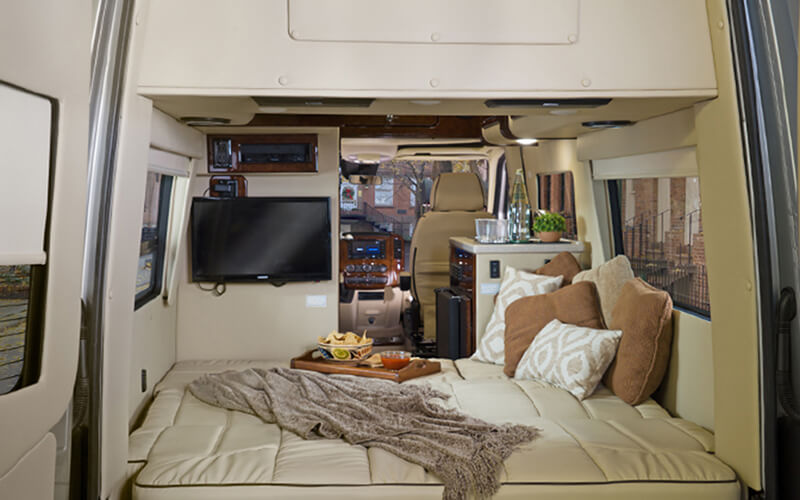 Inside Midwest Automotive Designs Passage Motor Home Class B