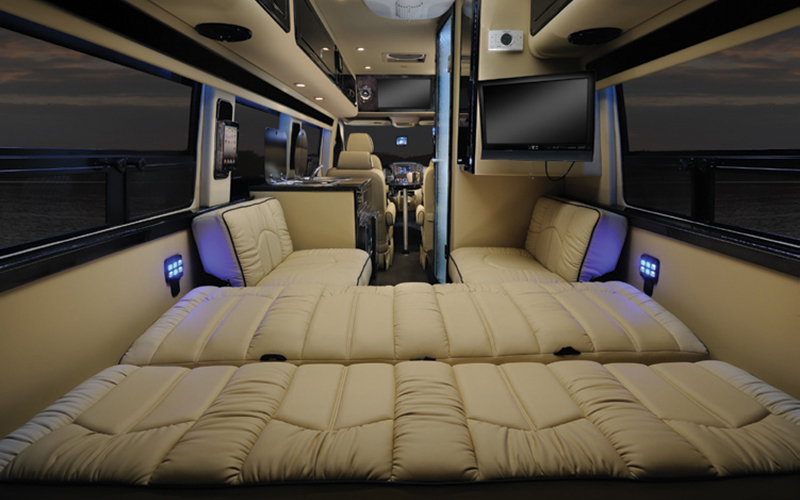 Inside Midwest Automotive Designs Weekender Motor Home Class B - Diesel