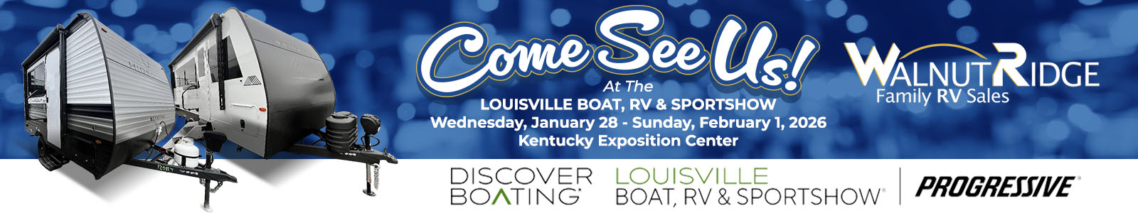 Come see us at the Louisville RV Show