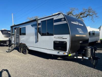 Camp side view of this beautiful trailer.