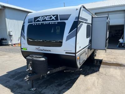 Front driver's side for this Apex 208BH with a Murphy bed.