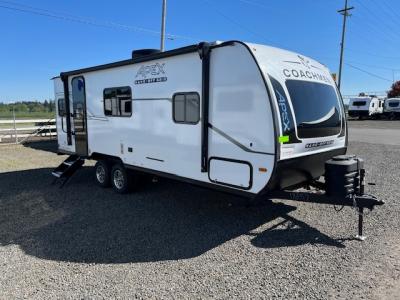 Camp side view of this great little trailer.