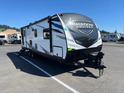 Campside view of trailer.