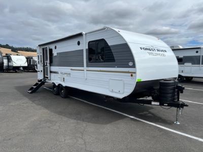 Camp side view of this beautiful trailer.