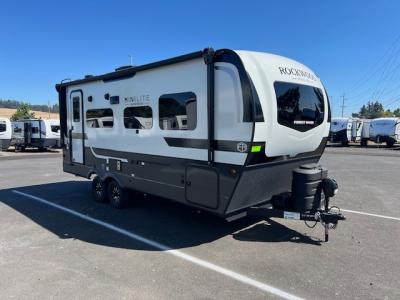 Camp side view of this beautiful trailer.