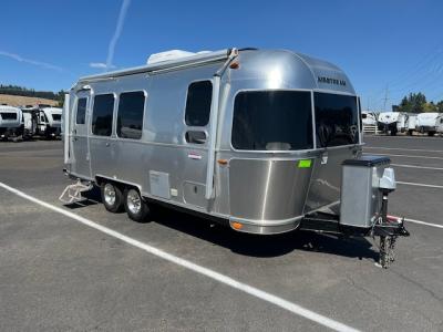 Camp side view of trailer.