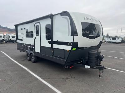 Camp side view of this beautiful trailer.