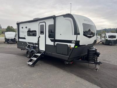 Camp side view of this beautiful trailer.