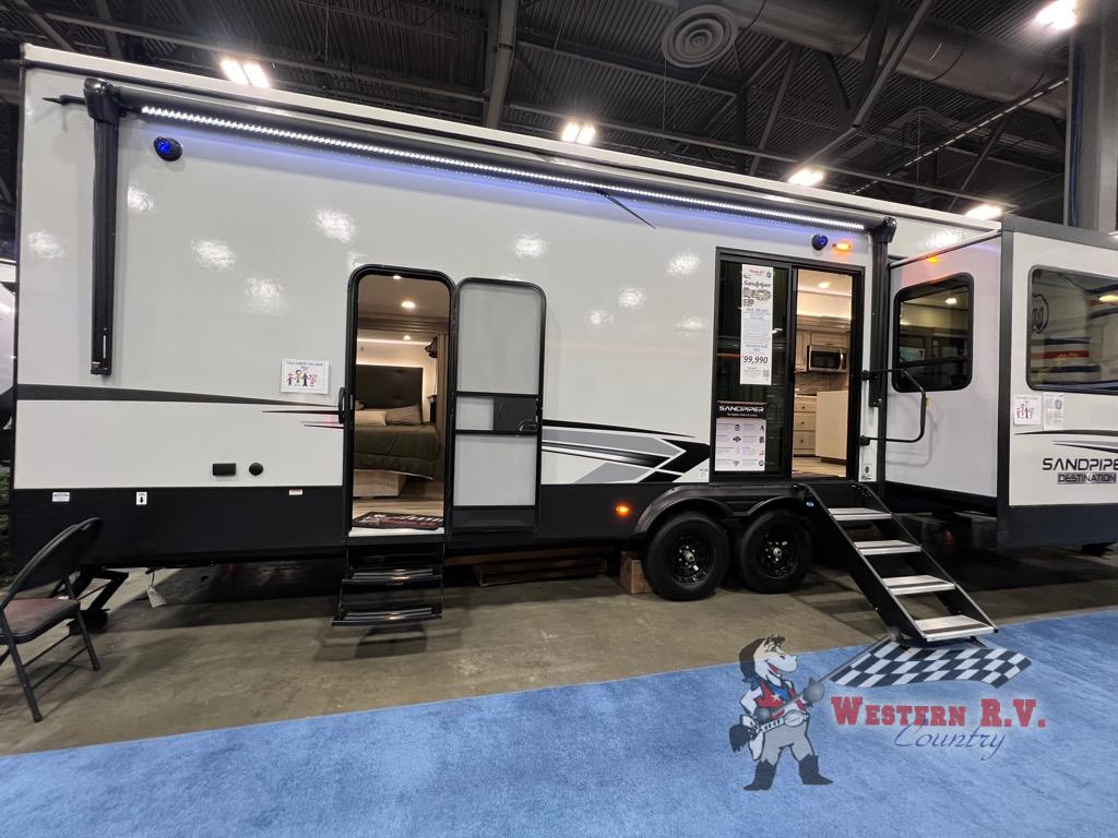 New 2024 Forest River RV Sandpiper Destination Trailers 399LOFT ...