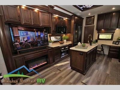 CUSTOM MOCHA CHERRY HARDWOOD CABINETRY