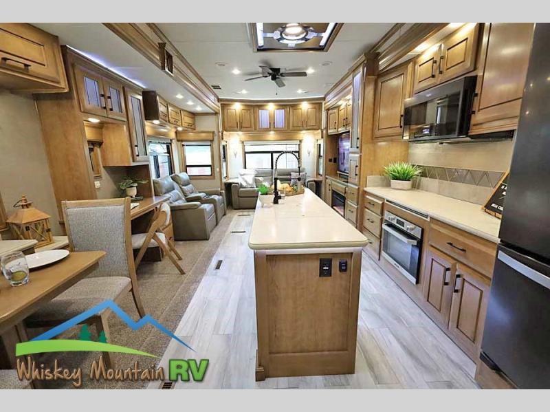 INTERIOR FINISHED IN HAZELNUT CABINETRY - EXTREMELY CLEAN UNIT