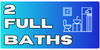 2 FULL BATHS