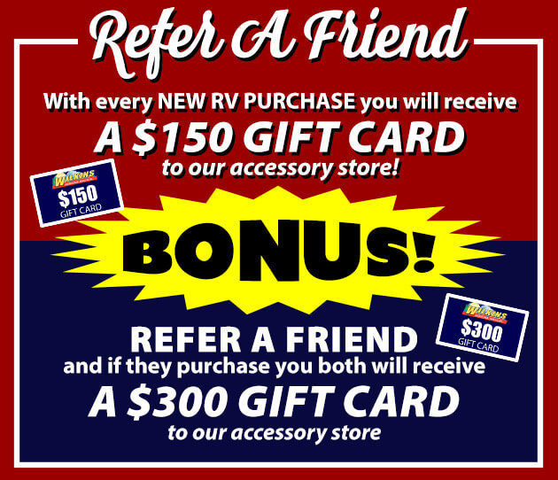 Refer a Friend to get a gift card!