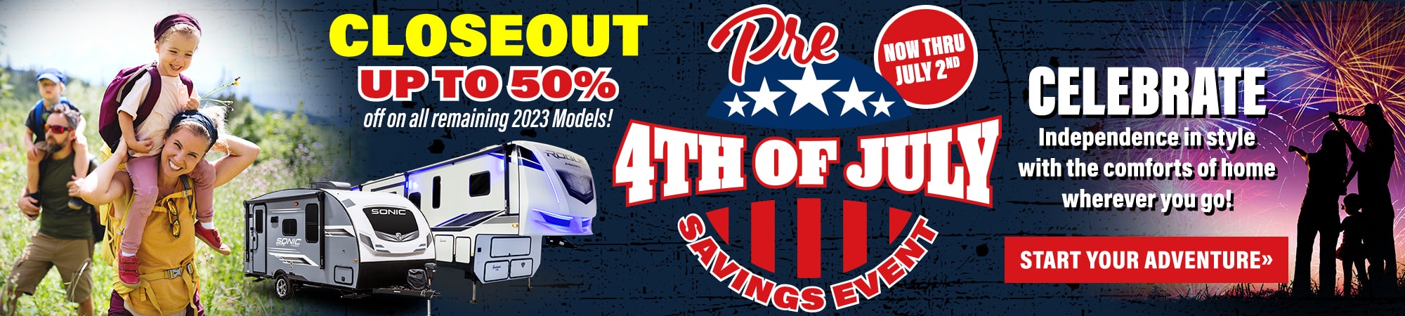 Pre-fourth July Day Sale