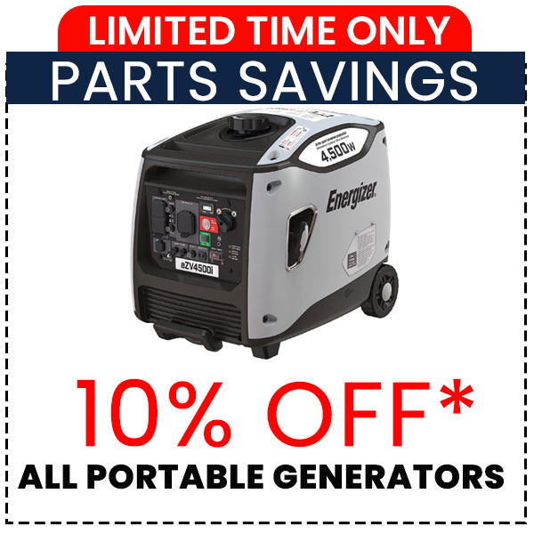 10% Off All Portable Generators Coupon