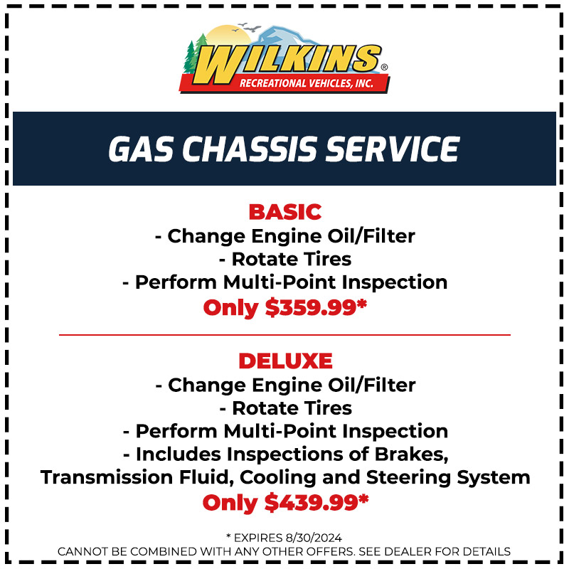 Gas Chassis Service Coupon