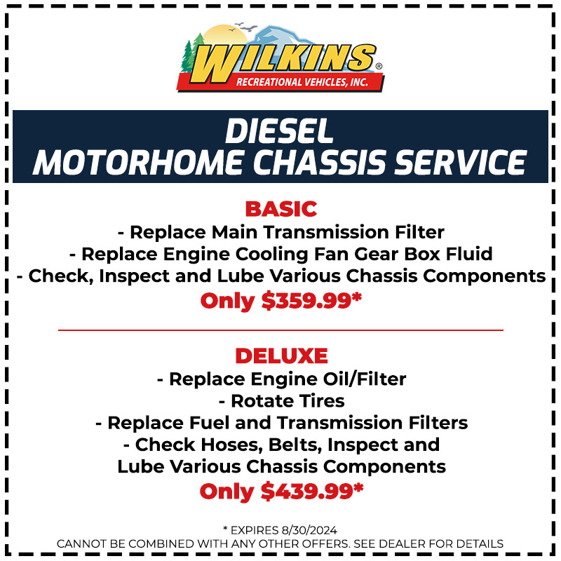 Diesel Motorhome Chassis Service Coupon