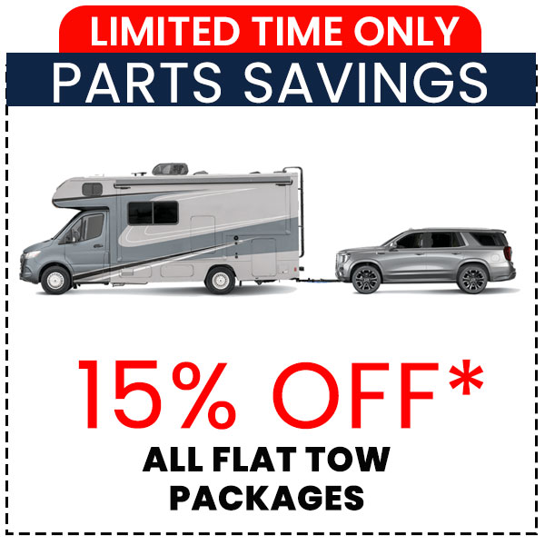 15% Off All Flat Tow Packages Coupon