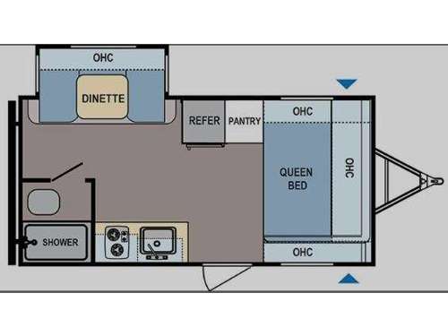 Coleman Light LX 1625RB Floorplan