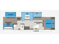 Jay Feather 32BHDS Floorplan Image
