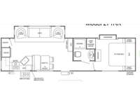 Cherokee Wolf Den 271RK Floorplan Image