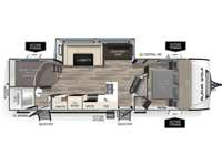 Cherokee Alpha Wolf 26DBH Floorplan Image