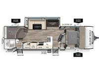 Cherokee Alpha Wolf 26DBH Floorplan Image