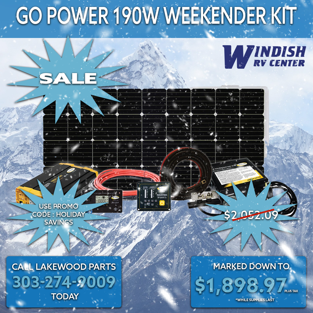 Black Friday Go Power 190W weekender kit