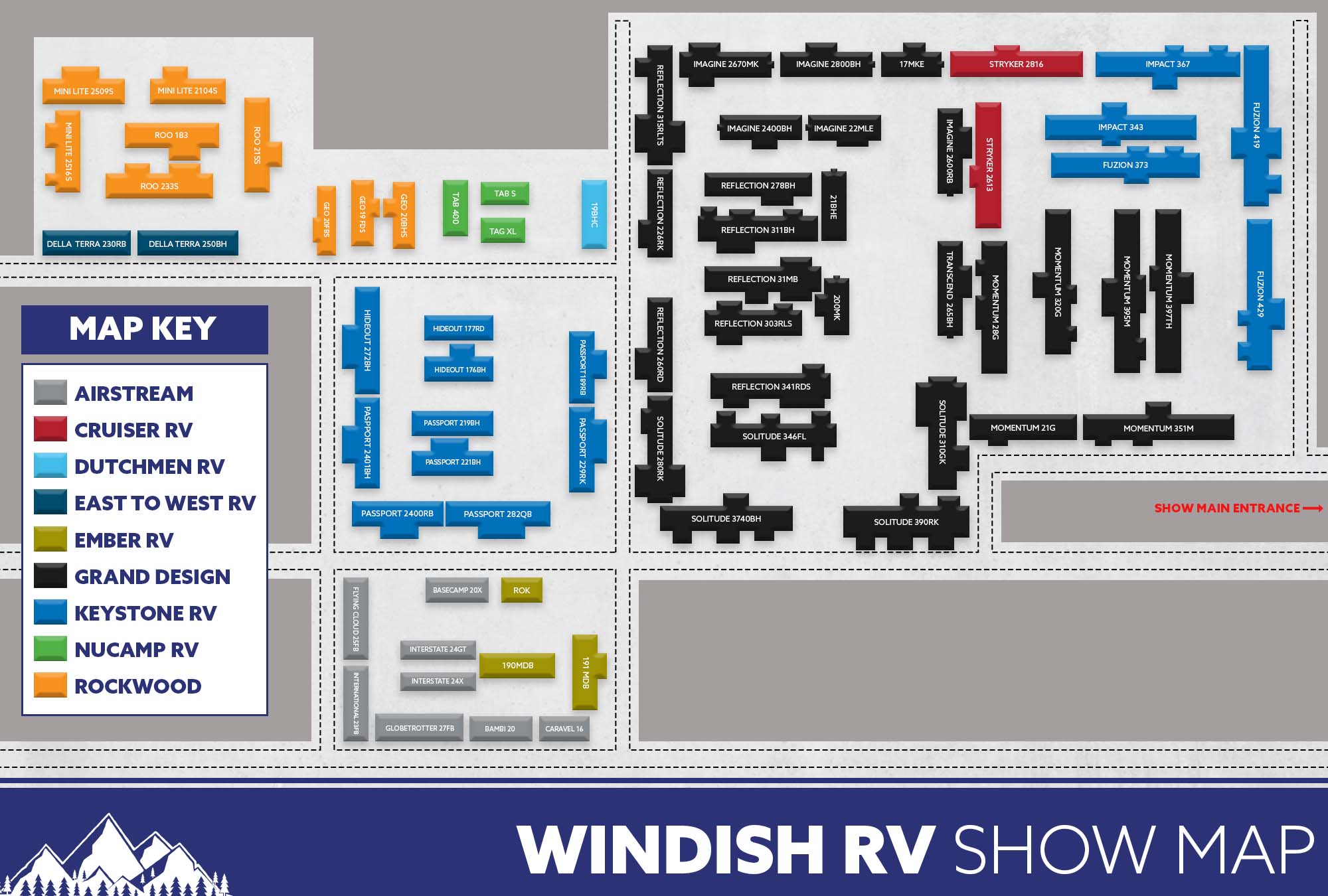 RV Show Map
