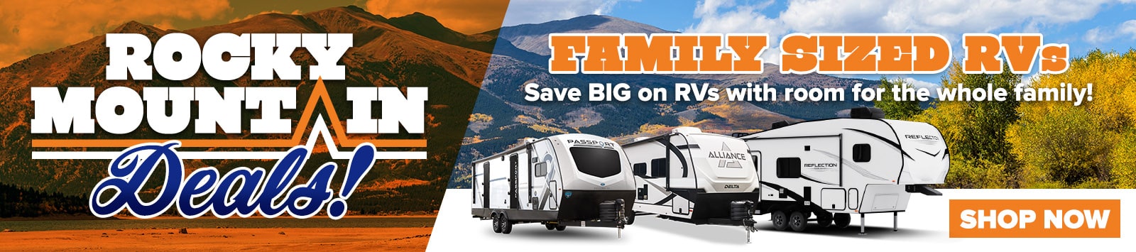 Family-Sized RVs - Rocky Mountain Deals