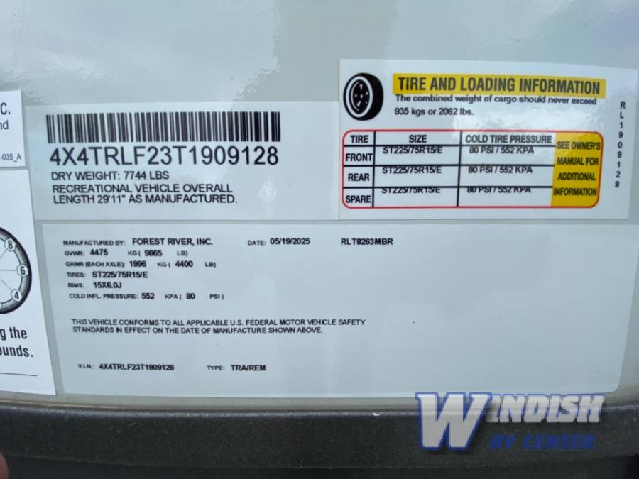 New 2026 Forest River RV Rockwood Signature 8263MBR Travel Trailer