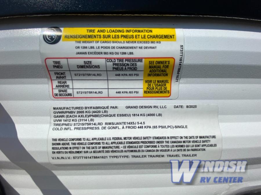 New 2026 Grand Design Transcend One 131DL Travel Trailer at