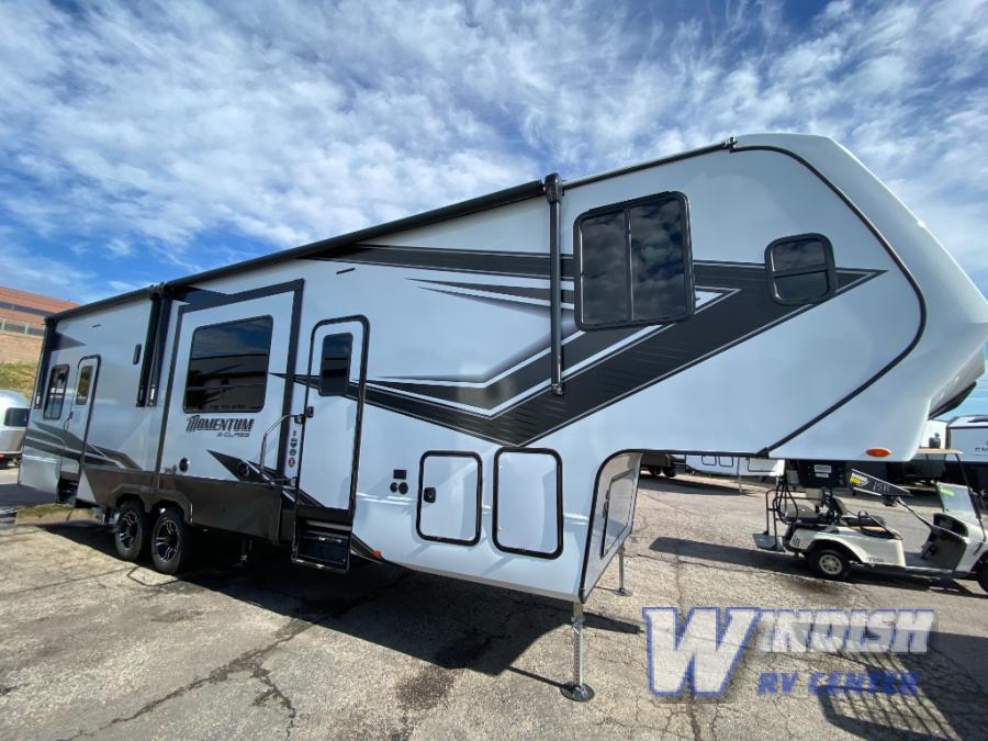 New 2024 Grand Design Momentum G-Class 350G Toy Hauler Fifth Wheel at ...