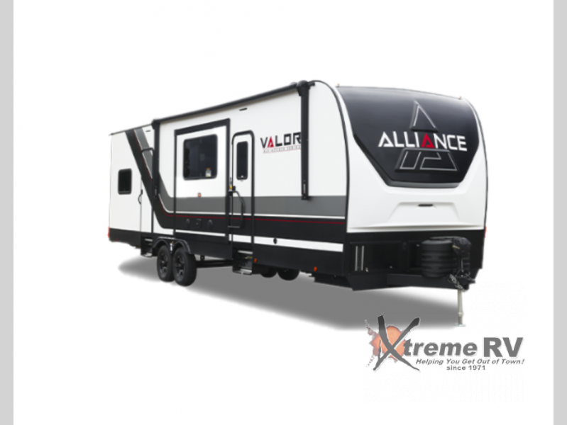 New 2025 Alliance RV Valor All-Access 29T18 Toy Hauler Travel Trailer ...