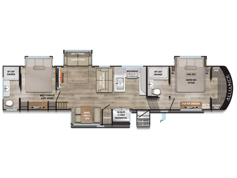 New 2026 Alliance RV Paradigm 395DS Fifth Wheel at Xtreme RV